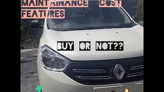 Renault Lodgy RXE 8 SEATER Review Maintenance Cost Features [upl. by Hamian]