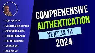 Comprehensive Authentication Tutorial in Nextjs 14 [upl. by Ennad]