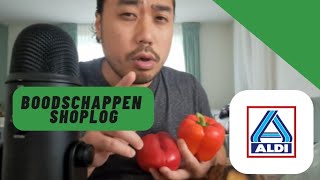 Nederlandse ASMR  Boodschappen Shoplog 🛍 ALDI 3 🛒🏬 [upl. by Mordecai]