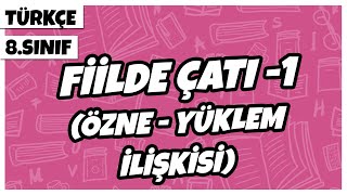 8 Sınıf Türkçe  Fiilde Çatı 1 Özne  Yüklem ilişkisi  2022 [upl. by Analra362]