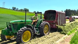 Chopping First Cutting Hay Part Two of Day Three 2024 Hay Season [upl. by Millie730]