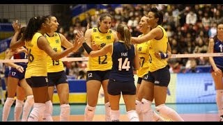 BRASIL X RUSSIA  COPA CAMPEÕES VÔLEI FEMININO 2013 [upl. by Pubilis635]