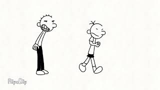 Greg stole rodricks book fan animation diary of a wimpy kid [upl. by Aralc]