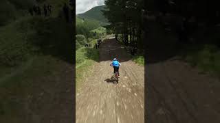 63kmh  100ft MTB jump Red Bull Hardline [upl. by Diane239]