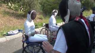 wheelchair fencing lesson foil with Mtre Jean Deleplanque [upl. by Ruckman]