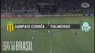 Gols  Sampaio CorrêaMA 2 x 1 Palmeiras  Copa do Brasil 2014  07052014 [upl. by Sasnett]