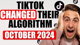 TIKTOK ALGORITHM UPDATE EXPLAINED FOR OCTOBER 2024 How To Get Followers On TikTok GUARANTEED [upl. by Ytok774]