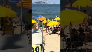 🇧🇷 Ipanema Beach Rio de Janeiro Brazil shorts [upl. by Lalib869]