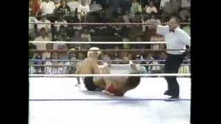 Ric Flair In Ring Debut vs Jim Powers [upl. by Akedijn225]