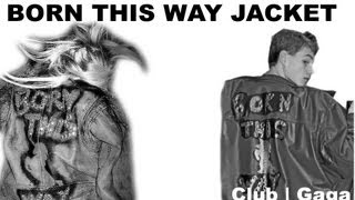 How to make Lady Gagas BORN THIS WAY JACKET  DIY [upl. by Adnohsak]