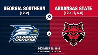 Georgia State vs Arkansas State Highlights  Week 7 2020 College Football Highlights [upl. by Attaymik]