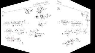 algebarski razlomci  potpuno riješeni zadaci za samostalno učenje Matematika 1 [upl. by Ilahtan]