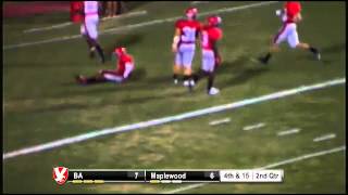 Brentwood Academys 85Gus Wilson make a 56 Yard Punt [upl. by Sherj420]