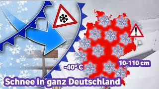 Warnung wetter große Polardepression über Deutschland Mit Schnee Und sibirischer Frost [upl. by Ahseiat]