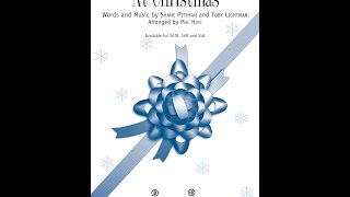 At Christmas SATB Choir  Arranged by Mac Huff [upl. by Ahtamat]