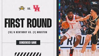 Houston vs Northern Kentucky  First Round NCAA tournament extended highlights [upl. by Alrep956]