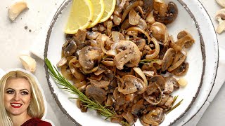 Sauteed Mushrooms and Onions for Steak and Burgers [upl. by Andee369]