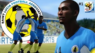 NOT AS EASY AS I THOUGHT  ST LUCIA 2010 FIFA WORLD CUP QUALIFICATION 1 [upl. by Surad448]