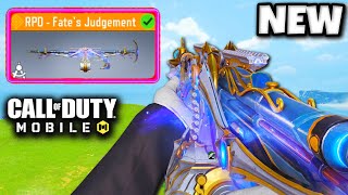 NEW LEGENDARY RPD  FATES JUDGEMENT 😍 COD MOBILE [upl. by Neiv]