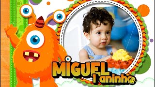 Retrospectiva Miguel 1 ano monstrinhos Youtube [upl. by Soma]