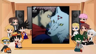 Anime Protagonists react to Itadori Yuji  910  Jujutsu Kaisen [upl. by Benjamin]