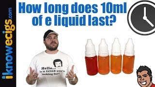 How Long Does 10ml E liquid Last [upl. by Ilajna98]