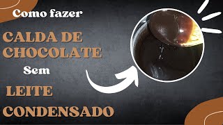 BOLO DE CHOCOLATE COM COBERTURA DE CHOCOLATE SEM LEITE CONDENSADO  Leidy Fagundes [upl. by Fidel]