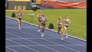 UK Championships 2024 Women 1500m final  Georgia Bell Laura Muir [upl. by Wehner]