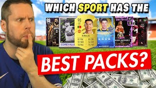 Which Sport has the best PACKS FIFA NBA MLB NFL NHL or WWE [upl. by Pleasant857]