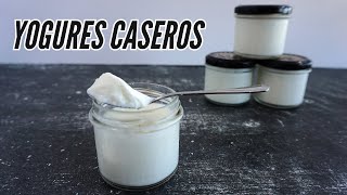 Cómo hacer YOGUR CASERO SIN YOGURTERA y con solo 2 INGREDIENTES ¡TEXTURA PERFECTA [upl. by Apul308]