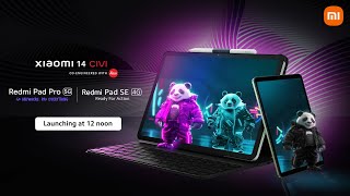 Experience Innovation with RedmiPadPro5G RedmiPadSE4G and Xiaomi14CIVI LE PandaDesign [upl. by Schroth655]