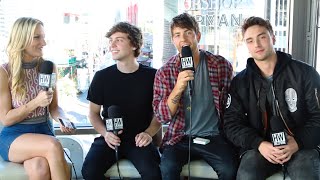 Emblem3 Talk New Music Ed Sheeran Love amp Fifth Harmony  Hollywire [upl. by Eden]