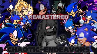 FNF  Chaotic Endeavors  16 Sonics vs Mangoka Remastered Majin SonicSonicEXE [upl. by Ydarg362]