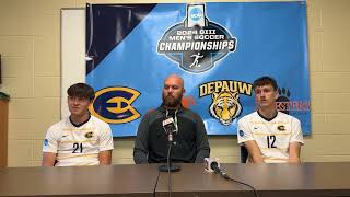 2024 NCAA D3 Mens Soccer Tournament  Regional Round Game 1  UWEau Claire Postgame [upl. by Alin263]