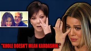 JUST NOWKhloe Breaks Down Over NOT Being a Kardashian 💔  Kris Jenner Apologizes [upl. by Ennovyahs69]