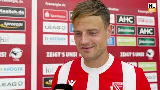 FC Energie Cottbus  40 gegen Stuttgart II Timmy Thiele im Interview [upl. by Annod]