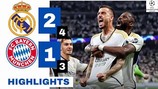 Real Madrid vs Bayern Munich HIGHLIGHTS amp ALL GOALS 21 Davies Joselu GOALS [upl. by Frederique]