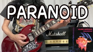 BLACK SABBATH Paranoid guitar cover [upl. by Dogs917]