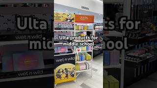 Ulta favs for middle school✏️ ultabeauty ultahaul beautyshorts beauty skincare backtoschool [upl. by Sito456]