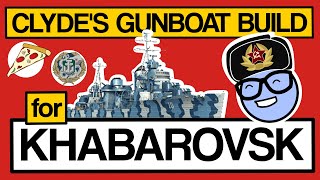 Gunboat Khabarovsk Build Kraken and Pizza Party  World of Warships  Clyde Plays LIVE  E066 [upl. by Neoma]