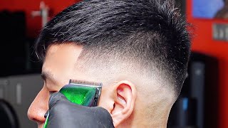 Full Barber Tutorial Mid Drop Fade [upl. by Airenahs]