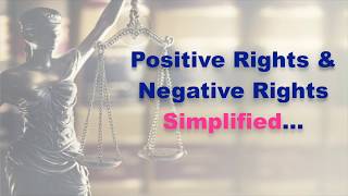 Positive Rights amp Negative Rights Simplified…important for judiciary exam [upl. by Mikey236]