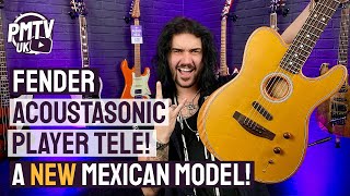 Fender Acoustasonic Player Telecaster  The New Mexican Made Acoustic Electric Hybrid Tele [upl. by Dorcas]