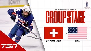 USA vs Switzerland FULL HIGHLIGHTS  2024 Womens World Hockey Championship [upl. by Bertram]