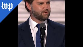 JD Vance’s RNC acceptance speech in 60 seconds [upl. by Leakim]