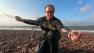 Circle Hooks Crab Bait fishing over low tide [upl. by Ogait]