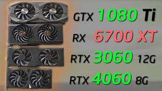 GTX 1080 Ti vs RTX 3060 RX 6700 XT and RTX 4060  Whats the Best Value GPU for your Gaming PC [upl. by Kong]