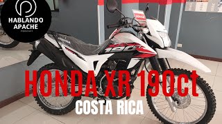 HONDA XR 190ct ficha técnicaprecio Costa Rica [upl. by Paff]