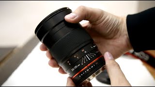 Samyang 135mm f2 ED UMC lens review with samples Fullframe and APSC [upl. by Alah]