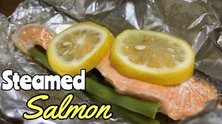 Steamed Salmon in Pan l Recipe [upl. by Relyk495]